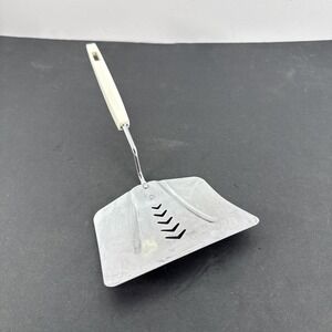 Vintage Androck Spatula /Flipper ~White Plastic Handle ~ Made in USA